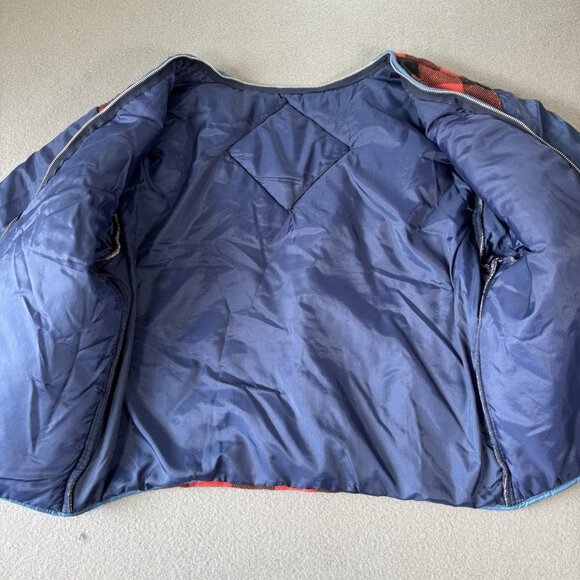 Vintage Cooper Collections Salties M Zip Off Jean Jacket Flannel Liner WPL 5924 - Picture 13 of 15